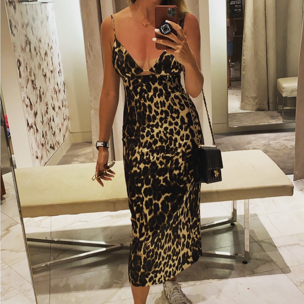 Zara sexy leopard dress M